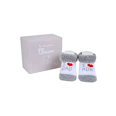 Chicco , Box mit Babyschuhen, Socken für Neugeborene Jungen und Mädchen, Designed in Italy Chicco , Box mit Babyschuhen, Socken für Neugeborene Jungen und Mädchen, Designed in Italy