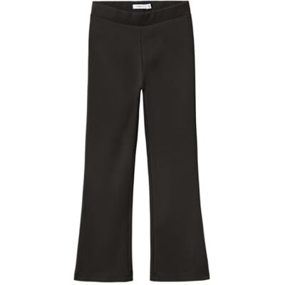 NAME IT Mädchen Nkffrikkali Bootcut Pant Noos Hose, Schwarz (Black Black), 122 NAME IT Mädchen Nkffrikkali Bootcut Pant Noos Hose, Schwarz (Black Black), 122