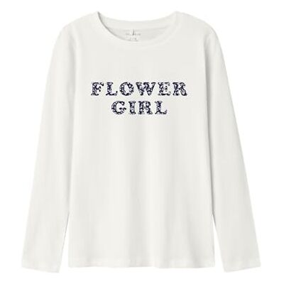NAME IT Mädchen Nkfnela Ls Top, Cloud Dancer, 122/128 cm NAME IT Mädchen Nkfnela Ls Top, Cloud Dancer, 122/128 cm