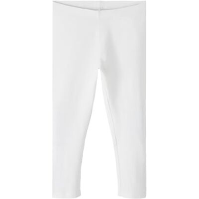 NAME IT Mädchen Nkfvivian Ff Noos Capri Leggings, Bright White, 146 EU NAME IT Mädchen Nkfvivian Ff Noos Capri Leggings, Bright White, 146 EU