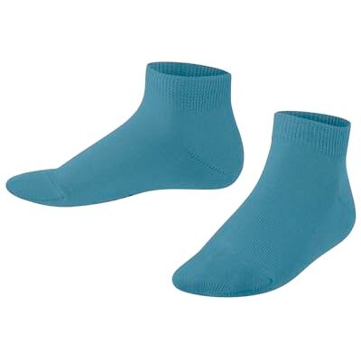 FALKE Unisex Kinder Sneakersocken Family K Sn nachhaltige Baumwolle kurz einfarbig 1 Paar, Türkis Petrol 6795, 27-30 FALKE Unisex Kinder Sneakersocken Family K Sn nachhaltige Baumwolle kurz einfarbig 1 Paar, Türkis Petrol 6795, 27-30