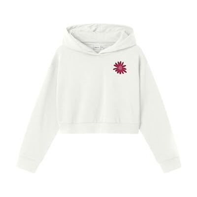 NAME IT Mädchen Nkfkory Ls Crop RLX SWE Wh Bru Ps Noos, Cloud Dancer, 134-140 EU NAME IT Mädchen Nkfkory Ls Crop RLX SWE Wh Bru Ps Noos, Cloud Dancer, 134-140 EU