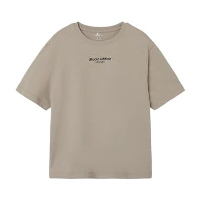 NAME IT Jungen Nkmbrody Nreg Top Noos T-Shirt, Pure Cashmere/Print:w. Black Print, 146-152 EU NAME IT Jungen Nkmbrody Nreg Top Noos T-Shirt, Pure Cashmere/Print:w. Black Print, 146-152 EU