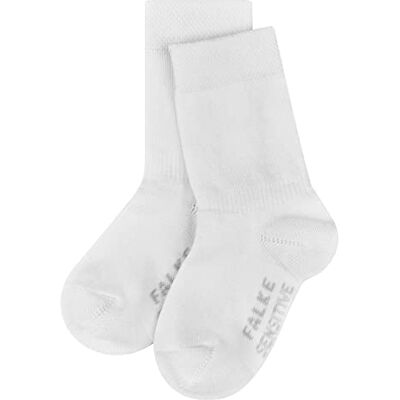 FALKE Unisex Baby Socken Sensitive B So Baumwolle mit Komfortbund 1 Paar, Weiß White 2000, 62-68 FALKE Unisex Baby Socken Sensitive B So Baumwolle mit Komfortbund 1 Paar, Weiß White 2000, 62-68