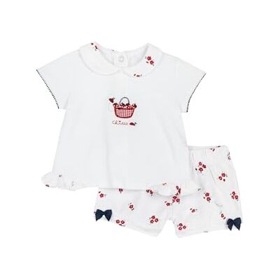 Chicco , Babyset, Bestehend aus einem Eleganten T-Shirt und Shorts, Perfekt für Partys und besondere Anlässe, Designed in Italy, Babykleidung 0-24 Monate Chicco , Babyset, Bestehend aus einem Eleganten T-Shirt und Shorts, Perfekt für Partys und besondere Anlässe, Designed in Italy, Babykleidung 0-24 Monate