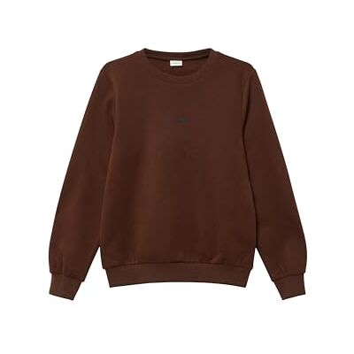 s.Oliver Kuscheliges Sweatshirt mit Rücken- und Frontprint s.Oliver Kuscheliges Sweatshirt mit Rücken- und Frontprint