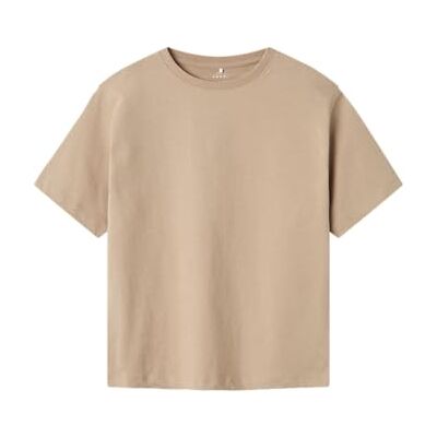 NAME IT Kids Jungen Nkmvobbo Ss Nreg Top Noos, Pure Cashmere, 134-140 EU NAME IT Kids Jungen Nkmvobbo Ss Nreg Top Noos, Pure Cashmere, 134-140 EU