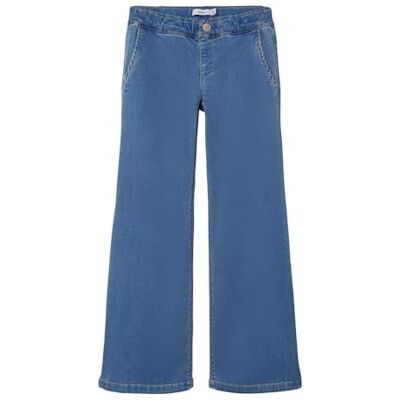 NAME IT Mädchen Nkfsalli Wide 8293 -To Noos Weite Jeans, Light Blue Denim, 146 EU NAME IT Mädchen Nkfsalli Wide 8293 -To Noos Weite Jeans, Light Blue Denim, 146 EU