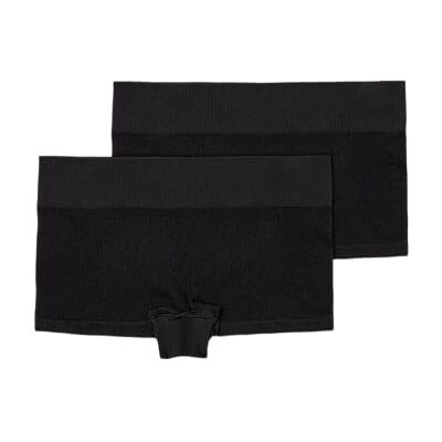 NAME IT Mädchen NLFKAILEY Rib Hipster 2PACK NOOS Unterhose, Black, 134/140 NAME IT Mädchen NLFKAILEY Rib Hipster 2PACK NOOS Unterhose, Black, 134/140