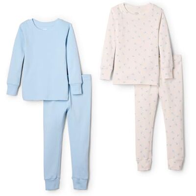 Amazon Essentials Sofia Grainge Unisex Baby Bequemer Pyjama aus Baumwolle, Blassblau/Kleine Häschen, 24 Monate Amazon Essentials Sofia Grainge Unisex Baby Bequemer Pyjama aus Baumwolle, Blassblau/Kleine Häschen, 24 Monate