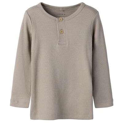 NAME IT Jungen Nmmkab Ls Top Noos Langarm Shirt, Pure Cashmere, 122-128 NAME IT Jungen Nmmkab Ls Top Noos Langarm Shirt, Pure Cashmere, 122-128