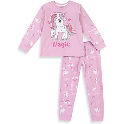 Chicco , Pyjama mit Einhornmotiv, Pyjama Set aus Baumwolle, Kinderkleidung für Mädchen, Designed in Italy Chicco , Pyjama mit Einhornmotiv, Pyjama Set aus Baumwolle, Kinderkleidung für Mädchen, Designed in Italy