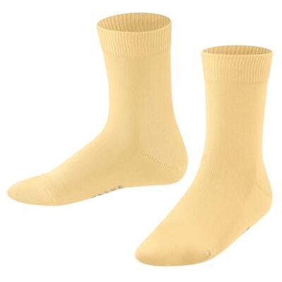 FALKE Unisex Kinder Socken Family K So Baumwolle einfarbig 1 Paar, Gelb Buttercup 1327, 39-42 FALKE Unisex Kinder Socken Family K So Baumwolle einfarbig 1 Paar, Gelb Buttercup 1327, 39-42