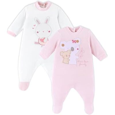 Chicco , Strampler Mädchen, Set aus Chenille mit Fuß, Winter Babybekleidung, Designed in Italy Chicco , Strampler Mädchen, Set aus Chenille mit Fuß, Winter Babybekleidung, Designed in Italy