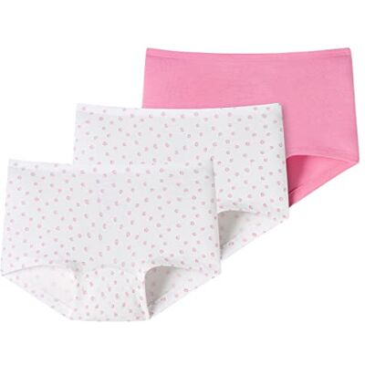 Schiesser Mädchen 3 Pack Unterwäsche Shorts hohe Passform 95/5 Organic Bio Baumwolle Größe 92 bis 196 Schiesser Mädchen 3 Pack Unterwäsche Shorts hohe Passform 95/5 Organic Bio Baumwolle Größe 92 bis 196