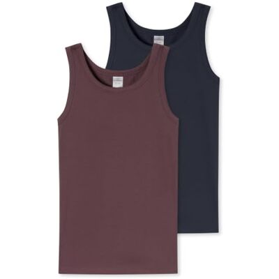 Schiesser Jungen 2 Pack Unterhemd 95/5 Baumwolle Größe 140 bis 176 Schiesser Jungen 2 Pack Unterhemd 95/5 Baumwolle Größe 140 bis 176