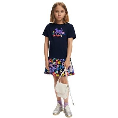 Desigual Unisex Kinder 25sgvk04 Kleid, Blau, 12 Jahre EU Desigual Unisex Kinder 25sgvk04 Kleid, Blau, 12 Jahre EU
