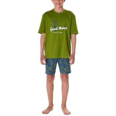 Schiesser Jungen Schlafanzug Set kurz 100% Organic Bio Baumwolle Größe 140 bis 176 Schiesser Jungen Schlafanzug Set kurz 100% Organic Bio Baumwolle Größe 140 bis 176