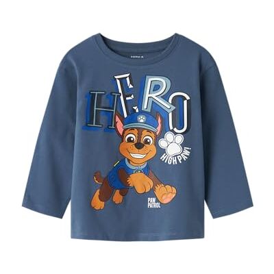 NAME IT Jungen Boy Oberteil Nmmjahav Pawpatrol Nreg Ls Top Noos Cplg, China Blue, 92 EU NAME IT Jungen Boy Oberteil Nmmjahav Pawpatrol Nreg Ls Top Noos Cplg, China Blue, 92 EU