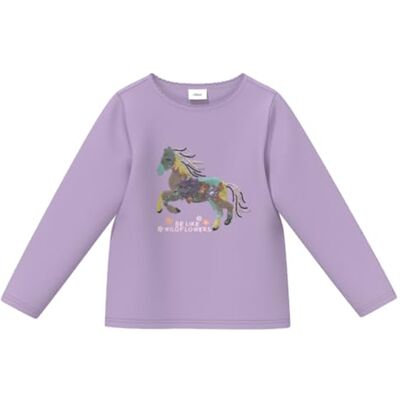 s.Oliver Junior Mädchen Shirt 2178128 Lilac/PINK 128/134 s.Oliver Junior Mädchen Shirt 2178128 Lilac/PINK 128/134