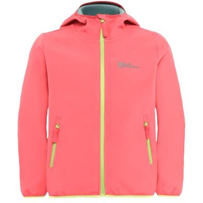 Jack Wolfskin Unisex Kinder Fourwinds Jacket Kids, Sunset Coral, 92 Jack Wolfskin Unisex Kinder Fourwinds Jacket Kids, Sunset Coral, 92