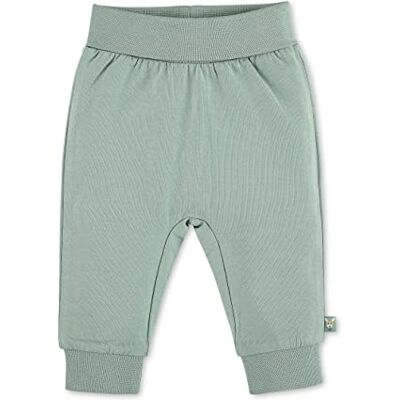 Sterntaler Baby Jungen Hose Baby GOTS Hose Emmi Baby Hose, Kinder-Hose, Baby-Hose mit Mitwachsbund und Stickerei grün, 50 Sterntaler Baby Jungen Hose Baby GOTS Hose Emmi Baby Hose, Kinder-Hose, Baby-Hose mit Mitwachsbund und Stickerei grün, 50