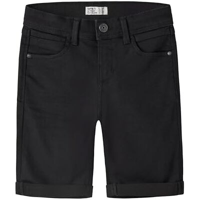NAME IT Jungen Nkmsilas Slim DNM L 2272-ax Noos Shorts, Black Denim, 104 EU NAME IT Jungen Nkmsilas Slim DNM L 2272-ax Noos Shorts, Black Denim, 104 EU