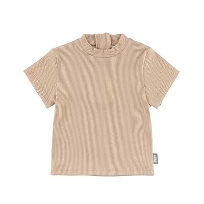Sterntaler Badeshirt Kurzarm Rippenoptik – UV-Schutz 50+ Schwimmshirt mit Reißverschluss – Unisex UV Shirt mit Stehkragen – Kinder Bademode für Schwimmbad und Strand, beige, Größe 104 Sterntaler Badeshirt Kurzarm Rippenoptik – UV-Schutz 50+ Schwimmshirt mit Reißverschluss – Unisex UV Shirt mit Stehkragen – Kinder Bademode für Schwimmbad und Strand, beige, Größe 104