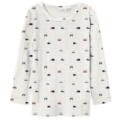 NAME IT Jungen Nmmwang Wool Needle Ls Top Noos, Snow White, 92 EU NAME IT Jungen Nmmwang Wool Needle Ls Top Noos, Snow White, 92 EU