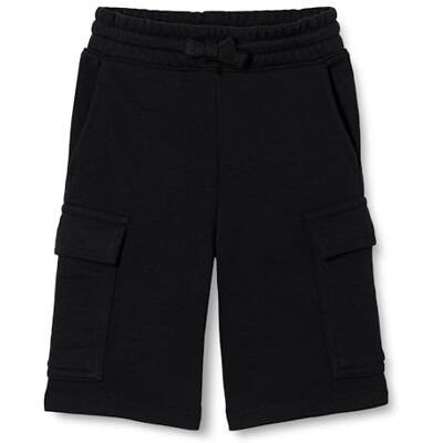 Amazon Essentials Jungen Cargo-Sweat-Shorts aus Frottee, Schwarz, 6-7 Jahre Amazon Essentials Jungen Cargo-Sweat-Shorts aus Frottee, Schwarz, 6-7 Jahre