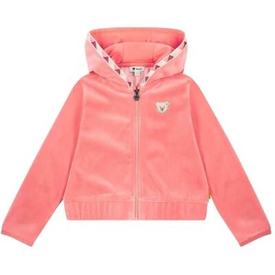 Steiff Sweatjacke EU Größe 122 peach blossom, Kinder Sweat-Jacke, Kapuzen-Jacke für Kleinkinder, weich und bequem, Kinder Sweatshirt, waschmaschinenfest Steiff Sweatjacke EU Größe 122 peach blossom, Kinder Sweat-Jacke, Kapuzen-Jacke für Kleinkinder, weich und bequem, Kinder Sweatshirt, waschmaschinenfest