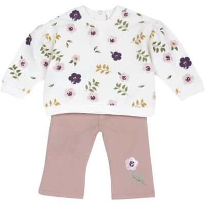 Chicco Baby Mädchen Set mit T-Shirt und Hose Aus Weichem Fleece-Stoff 263 Chicco Baby Mädchen Set mit T-Shirt und Hose Aus Weichem Fleece-Stoff 263