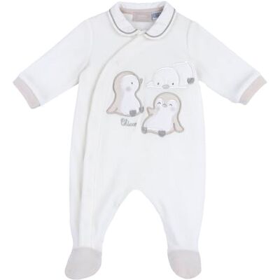 Chicco Unisex Baby Jumpsuit aus Chenille mit Frontöffnung Bottone (1er Pack) Chicco Unisex Baby Jumpsuit aus Chenille mit Frontöffnung Bottone (1er Pack)