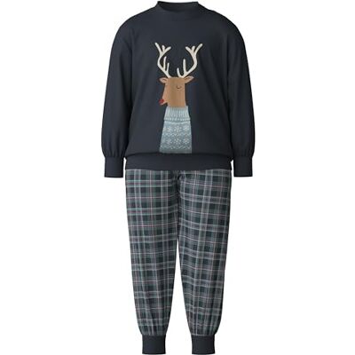 CALIDA Family & Friends Bündchen-Pyjama Kinder, aus 100% Bio-Baumwolle, mit weichen Rippbündchen an den Abschlüssen CALIDA Family & Friends Bündchen-Pyjama Kinder, aus 100% Bio-Baumwolle, mit weichen Rippbündchen an den Abschlüssen