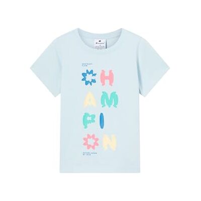 Champion Legacy Girls Graphic Crewneck T-Shirt M Hellblau, hellblau, M Champion Legacy Girls Graphic Crewneck T-Shirt M Hellblau, hellblau, M