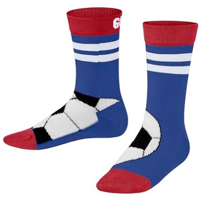 FALKE Unisex Kinder Socken Active Soccer K So Baumwolle Funktionsmaterial dünn atmungsaktiv gemustert 1 Paar, Blau Royal Blue 6051, 31-34 FALKE Unisex Kinder Socken Active Soccer K So Baumwolle Funktionsmaterial dünn atmungsaktiv gemustert 1 Paar, Blau Royal Blue 6051, 31-34