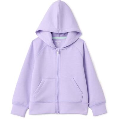 Amazon Essentials Mädchen Atmungsaktiver Relaxed-Fit-Hoodie mit Reißverschluss, Sweatjacke, Lavendel, 10 Jahre Amazon Essentials Mädchen Atmungsaktiver Relaxed-Fit-Hoodie mit Reißverschluss, Sweatjacke, Lavendel, 10 Jahre