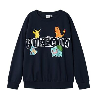 NAME IT Jungen Nkmday Pokemon Nreg Sweat Bru Noos Sky, Dark Sapphire, 134-140 EU NAME IT Jungen Nkmday Pokemon Nreg Sweat Bru Noos Sky, Dark Sapphire, 134-140 EU