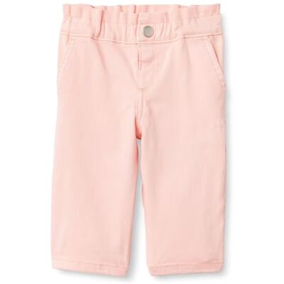 Amazon Essentials x Sofia Grainge Baby Mädchen Jeans mit Geradem Bein und Rüschen, Hellrosa, 24 Monate Amazon Essentials x Sofia Grainge Baby Mädchen Jeans mit Geradem Bein und Rüschen, Hellrosa, 24 Monate
