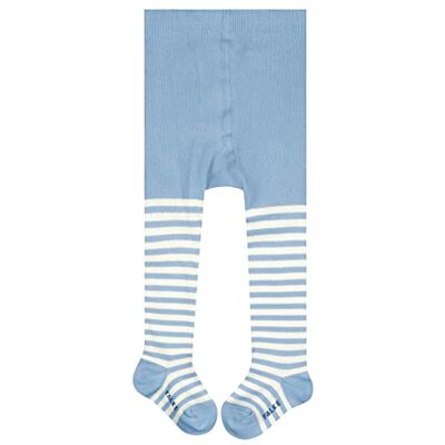 FALKE Unisex Baby Strumpfhose Stripe B Ti Baumwolle gemustert 1 Stück, Blau Crystal Blue 6290, 74-80 FALKE Unisex Baby Strumpfhose Stripe B Ti Baumwolle gemustert 1 Stück, Blau Crystal Blue 6290, 74-80