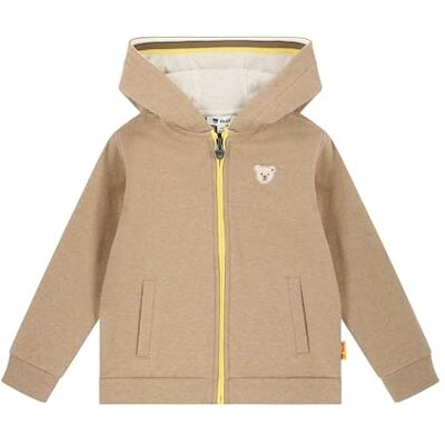 Steiff Sweatjacke EU Größe 92 burro, Kinder Sweat-Jacke, Kapuzen-Jacke für Kleinkinder, weich und bequem, Kinder Sweatshirt, waschmaschinenfest Steiff Sweatjacke EU Größe 92 burro, Kinder Sweat-Jacke, Kapuzen-Jacke für Kleinkinder, weich und bequem, Kinder Sweatshirt, waschmaschinenfest