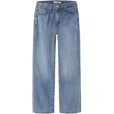 NAME IT Mädchen Nkfrose Hw Straight Jeans 9222-be Noos, Medium Blue Denim, 170 NAME IT Mädchen Nkfrose Hw Straight Jeans 9222-be Noos, Medium Blue Denim, 170