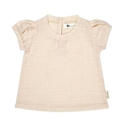 Sterntaler Kurzarmshirt Leinenoptik Mädchen Shirt aus Baumwolle Blusen Shirt mit Rundhals, Puffärmeln und Raffung am Ausschnitt Baby und Kinder Sommer Bekleidung zartrosa, Größe 80 Sterntaler Kurzarmshirt Leinenoptik Mädchen Shirt aus Baumwolle Blusen Shirt mit Rundhals, Puffärmeln und Raffung am Ausschnitt Baby und Kinder Sommer Bekleidung zartrosa, Größe 80