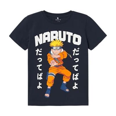 NAME IT Jungen Nkmmacar Naruto Top Noos Sky T-Shirt, Dark Sapphire, 122-128 EU NAME IT Jungen Nkmmacar Naruto Top Noos Sky T-Shirt, Dark Sapphire, 122-128 EU