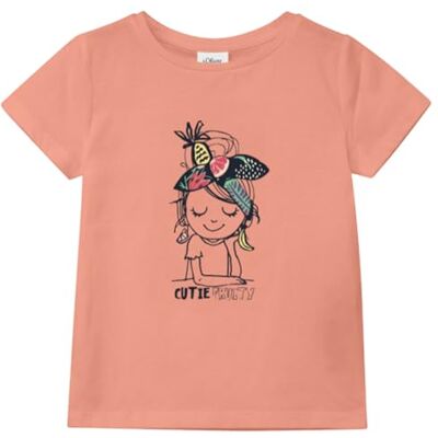 s.Oliver Junior Mädchen Shirt 2178230 2218 ORANGE 128/134 s.Oliver Junior Mädchen Shirt 2178230 2218 ORANGE 128/134