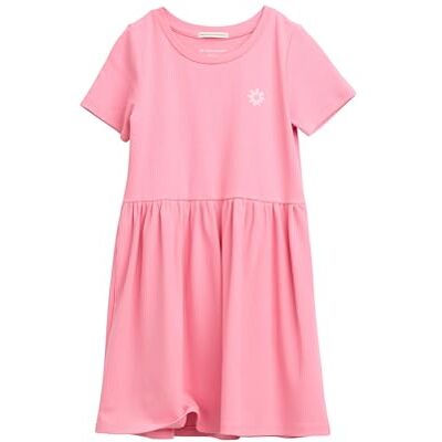 TOM TAILOR Kinder Midi-Kleid mit Print, Sunrise pink, 92/98 TOM TAILOR Kinder Midi-Kleid mit Print, Sunrise pink, 92/98