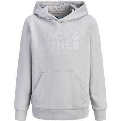 JACK & JONES Jungen Jjecorp Logo Sweat Hood Noos Jr Sweatshirt JACK & JONES Jungen Jjecorp Logo Sweat Hood Noos Jr Sweatshirt