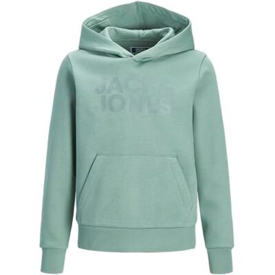 JACK & JONES Jungen Jjecorp Logo Sweat Hood Noos Jr Sweatshirt JACK & JONES Jungen Jjecorp Logo Sweat Hood Noos Jr Sweatshirt