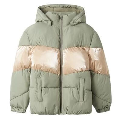 NAME IT Mädchen NKFMILLE Puffer JACKET1 NOOS Steppjacke, Seagrass, 152 NAME IT Mädchen NKFMILLE Puffer JACKET1 NOOS Steppjacke, Seagrass, 152