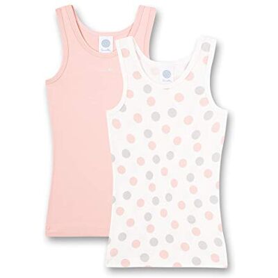 Sanetta Mädchen-Unterhemd (Doppelpack) rosa & weiß Dots Hochwertiges und nachhaltiges Unterhemd für Mädchen aus Baumwolle. Inhalt: 2er Set Unterwäsche für Mädchen Sanetta Mädchen-Unterhemd (Doppelpack) rosa & weiß Dots Hochwertiges und nachhaltiges Unterhemd für Mädchen aus Baumwolle. Inhalt: 2er Set Unterwäsche für Mädchen